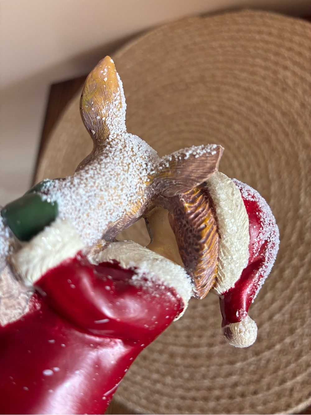 Hobby Lobby Girl Hugging/Kissing Deer Holiday Figurine - Picture 10 of 13